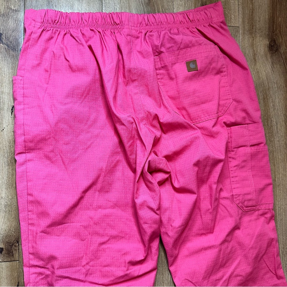 Carhartt Hot Pink Scrub Pants Size Large - Picture 8 of 14